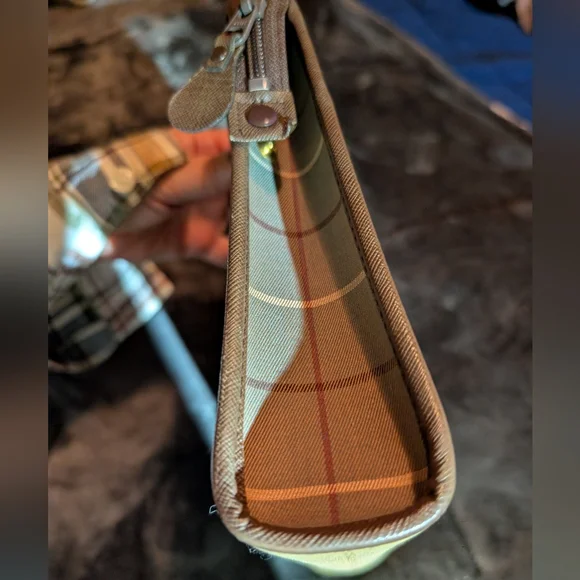 Burberry Nova Check Canvas Authentic Designer Clutch Bag Excellent COA - Picture 5 of 15